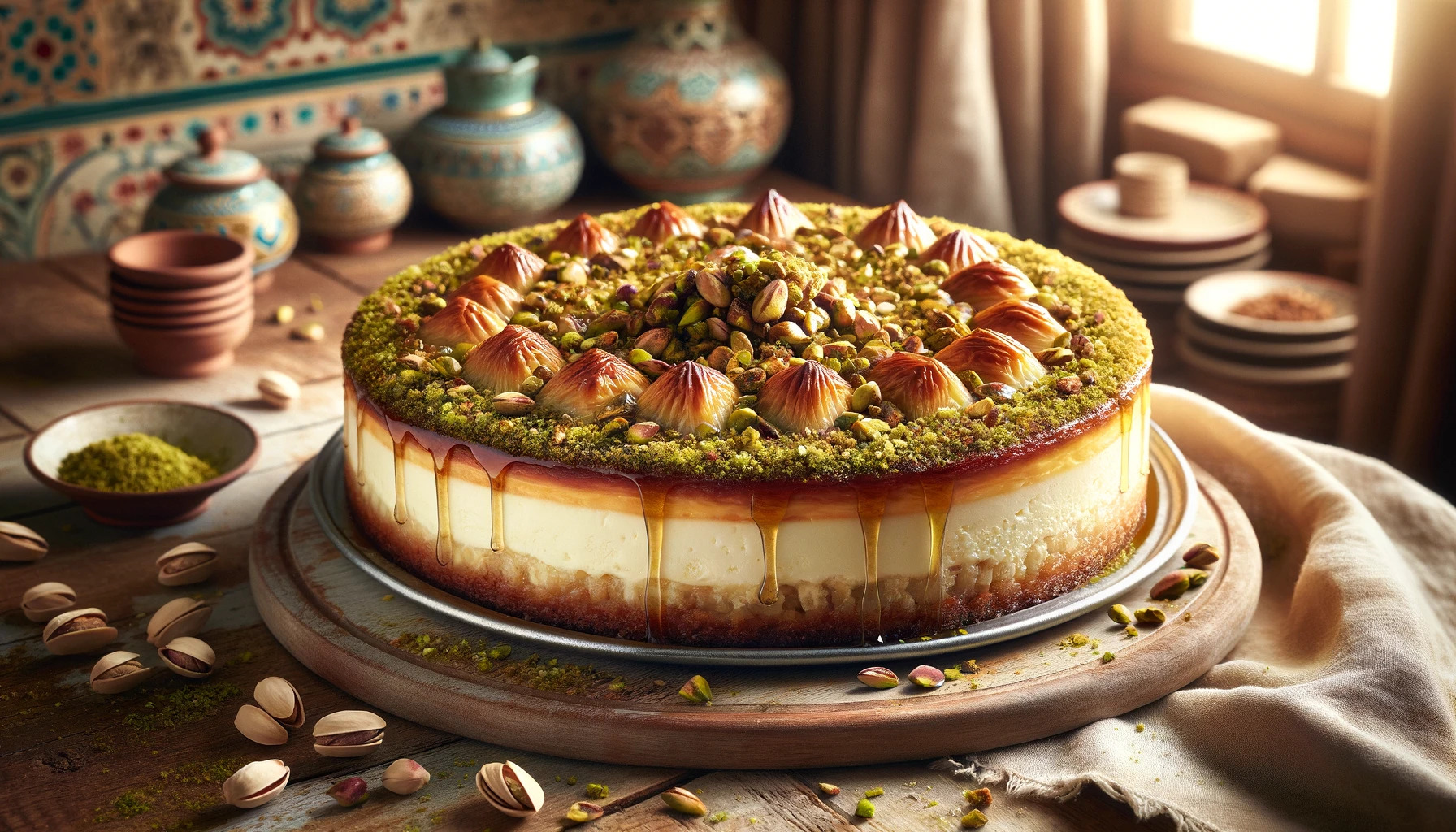 Baklava Cheesecake: Middle East’s Signature Cake