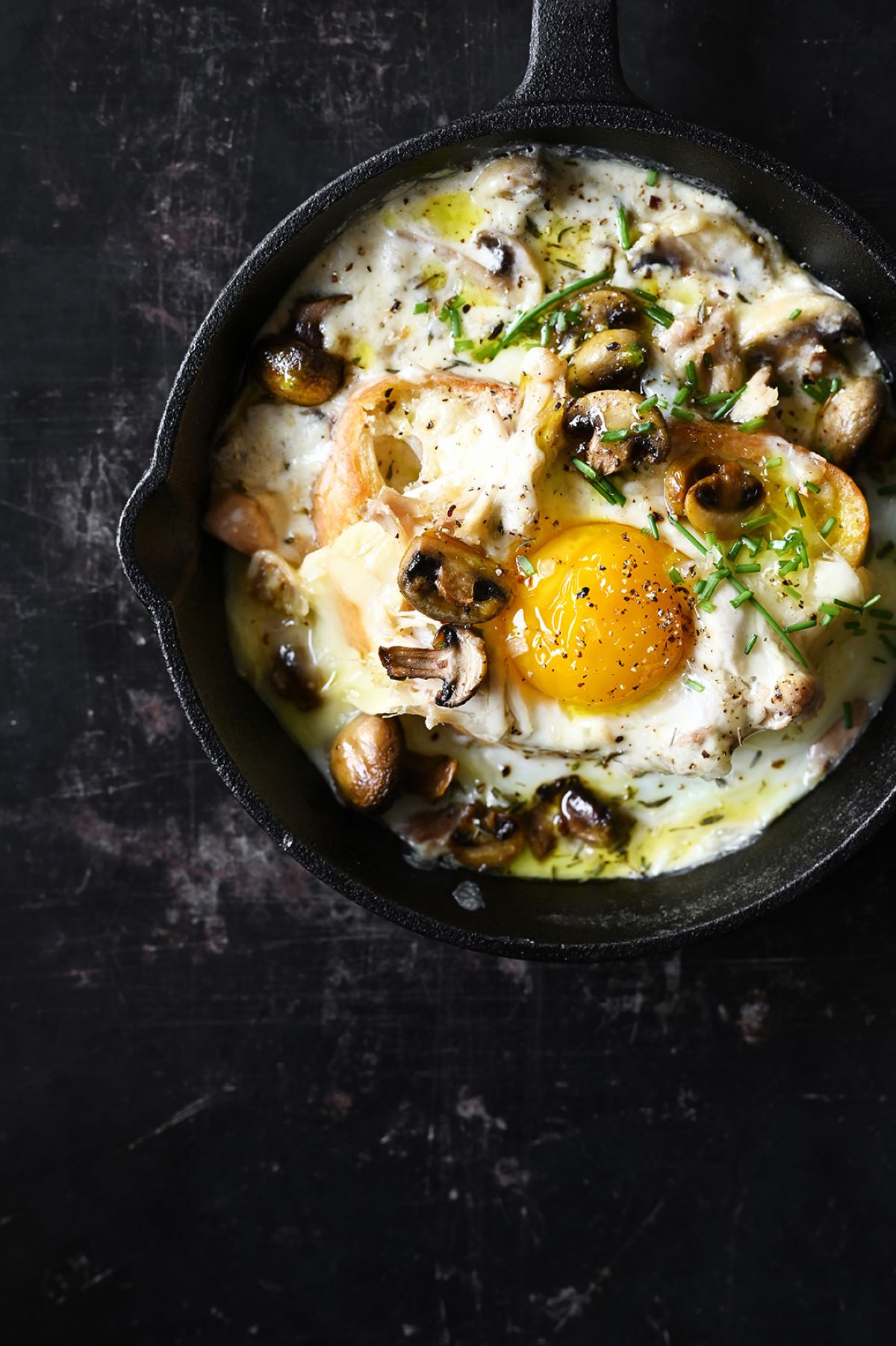Creamy Mushroom And Egg French