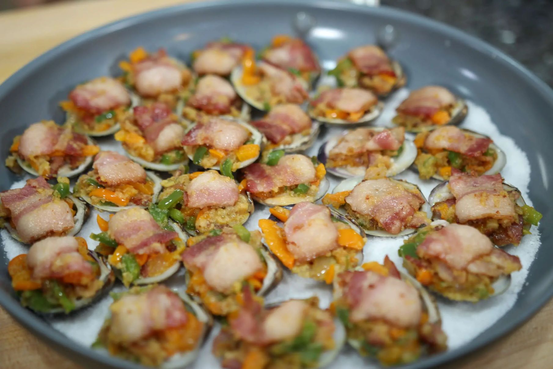 Delicious Bacon-Filled Clams For Food Lovers