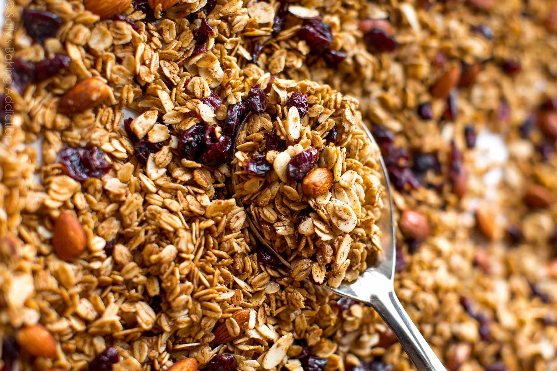 Delicious Maple Granola With Cranberries And Pumpkin: A Perfect Fall Treat