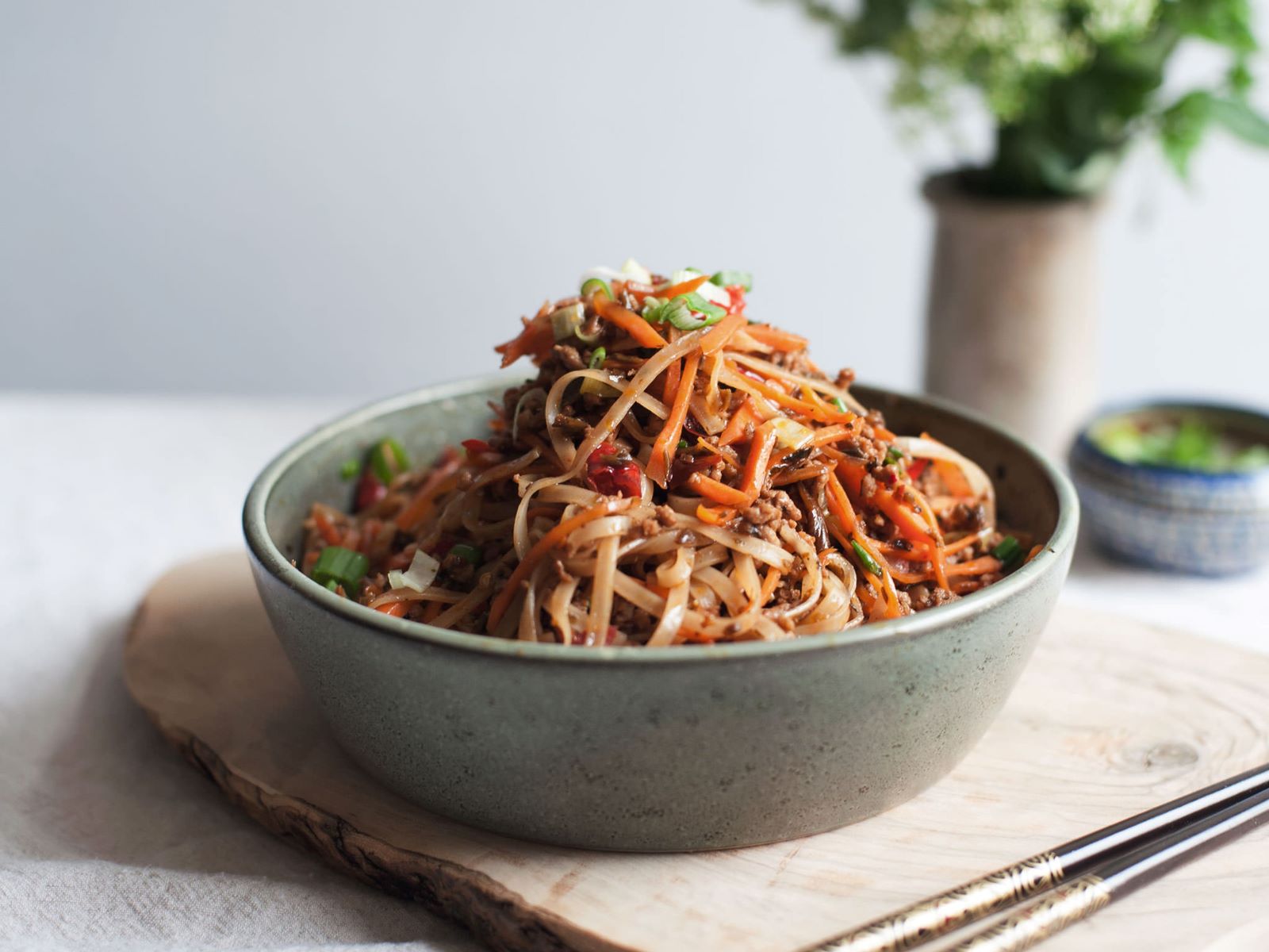 Delicious Pork Stir Fry With Rice Noodles