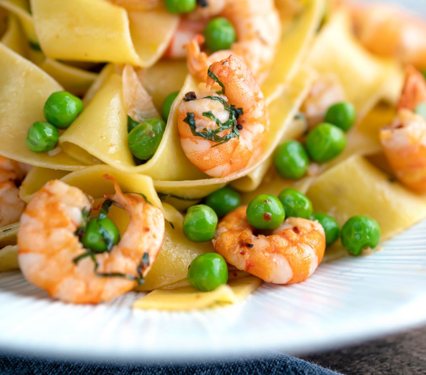 Delicious Seafood Peas Tagliatelle For Foodie Friday