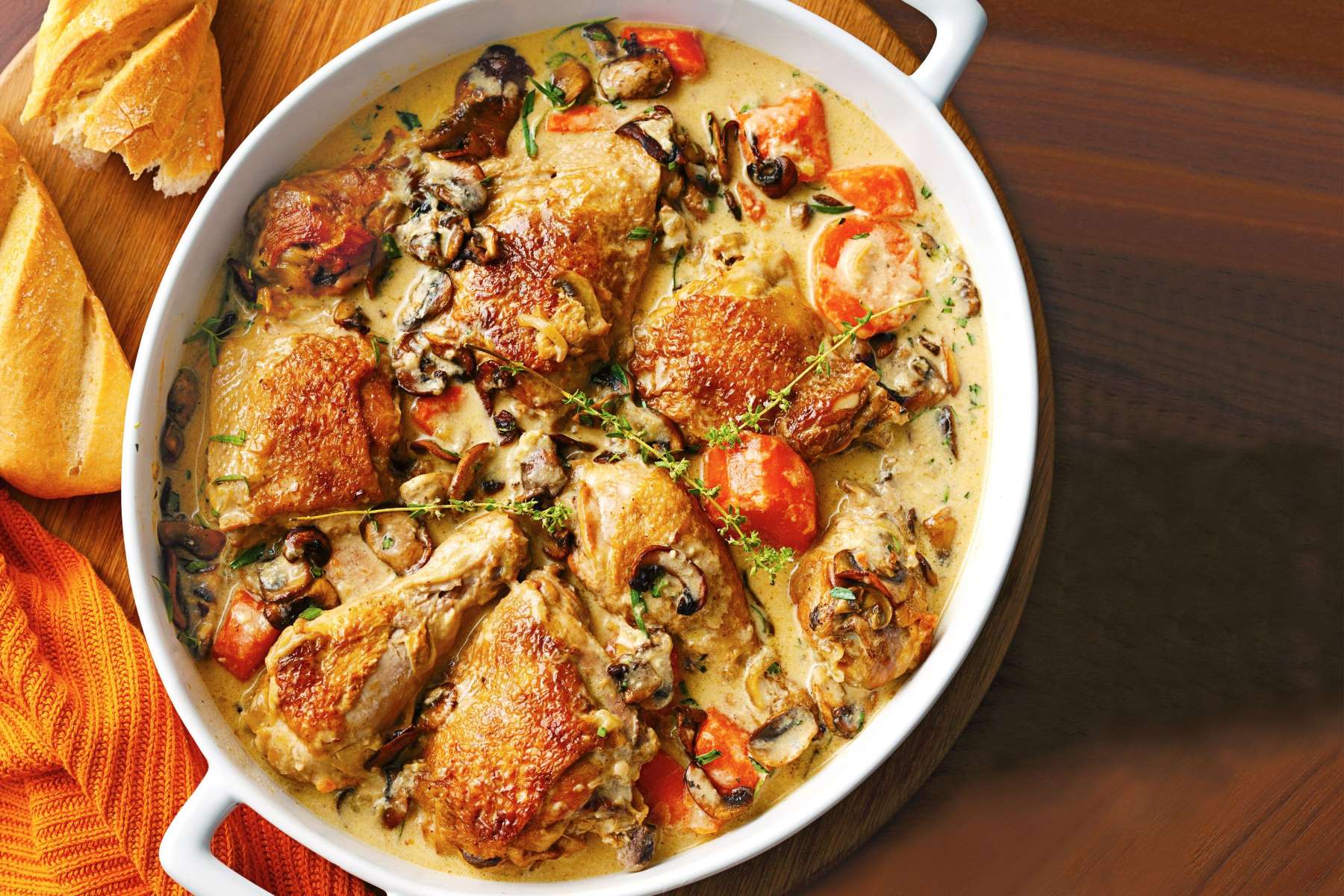 Easy Chicken Fricassee For Your Weekly Meal Plan