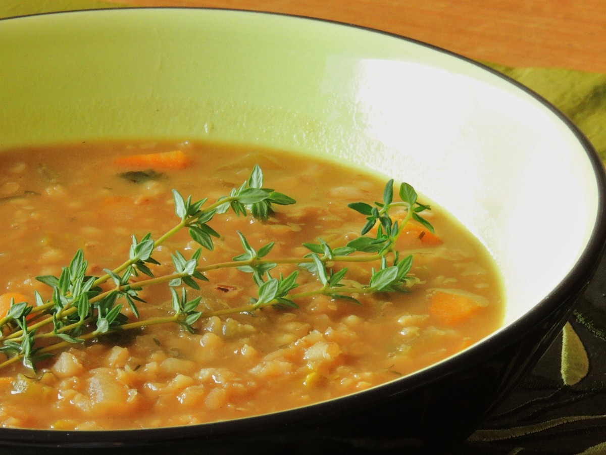 Healthy And Delicious Red Lentil Barley Soup For Your Weekly Meal Plan