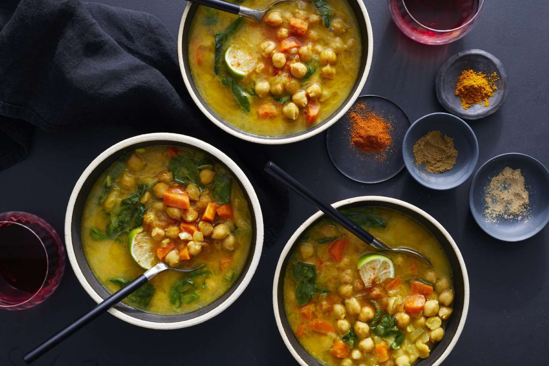 Healthy Carrot Chickpea Soup - Perfect For Foodie Friday!