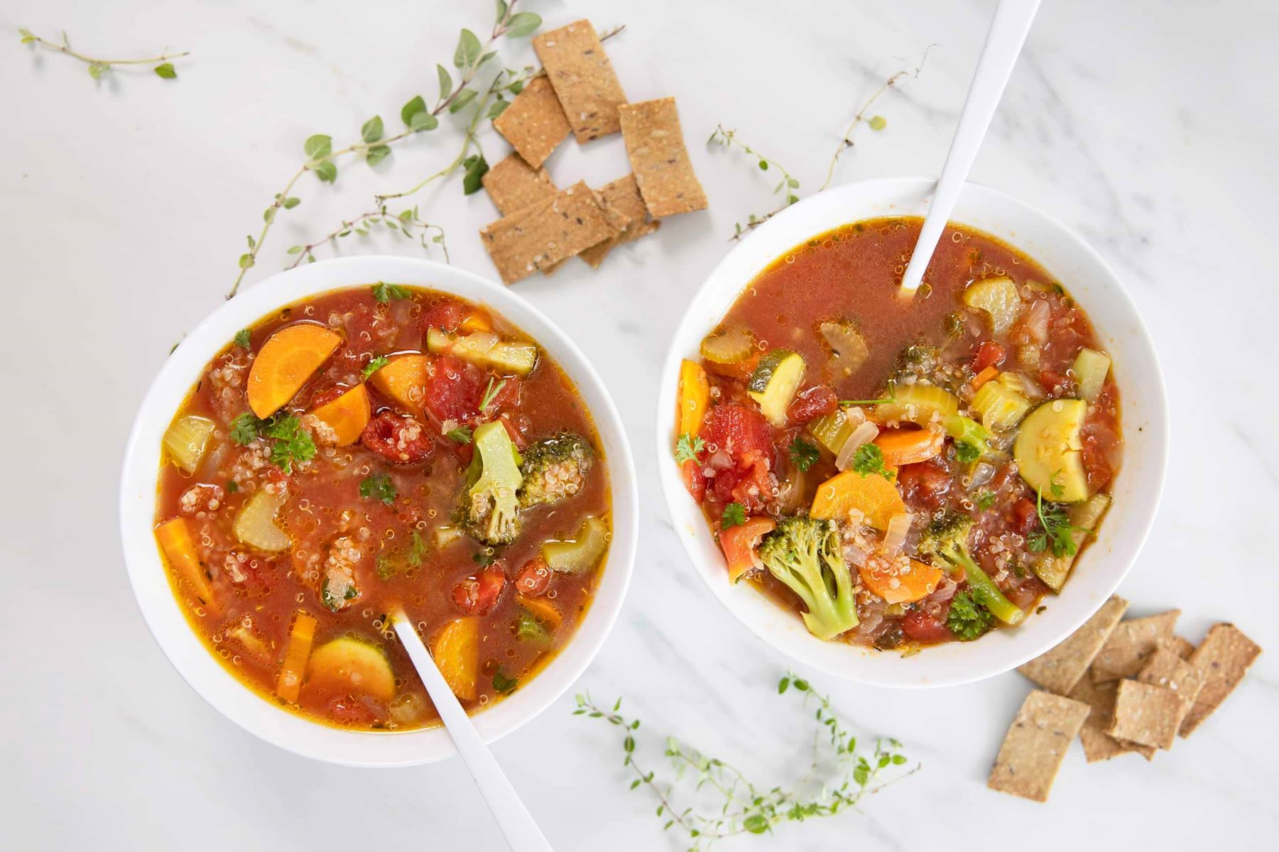 Healthy Vegetable Quinoa Soup From Around The World