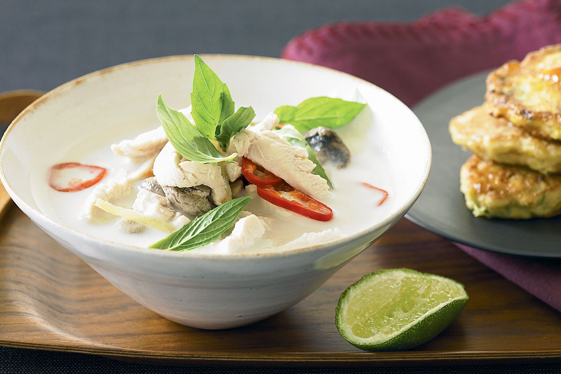 Thai Coconut Chicken Soup - A Delicious Taste Of Thailand